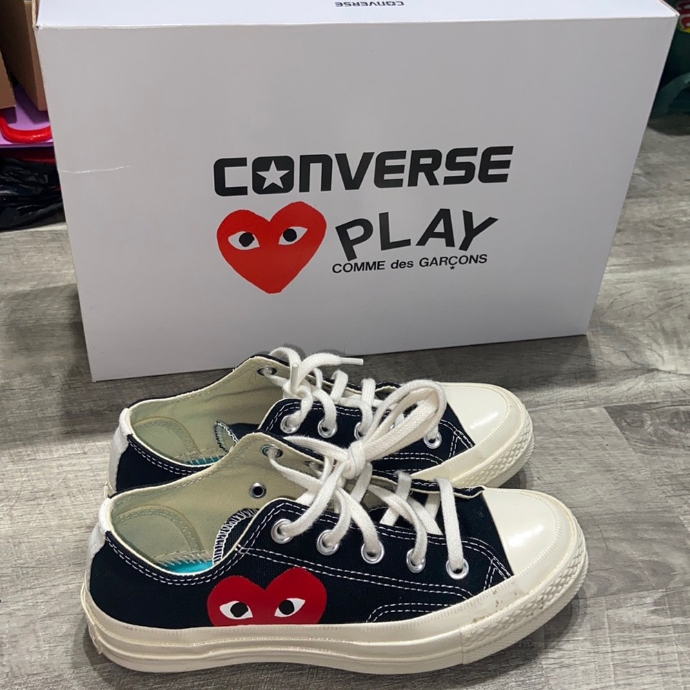 Black Comme des Garçons Converse size 3 men’s